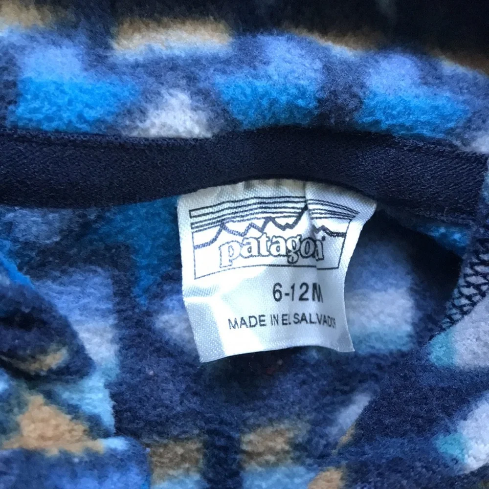 Patagonia Micro Fleece Bunting (size 6-12m)